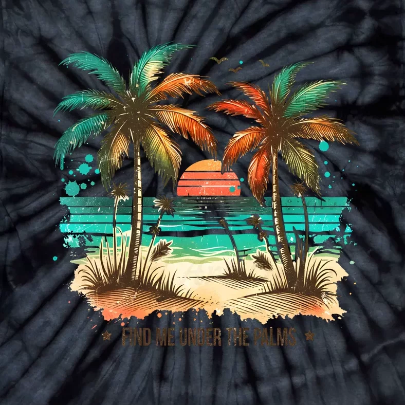 Summer Beach Vibe Holiday Vacation Trip Tie-Dye T-Shirt