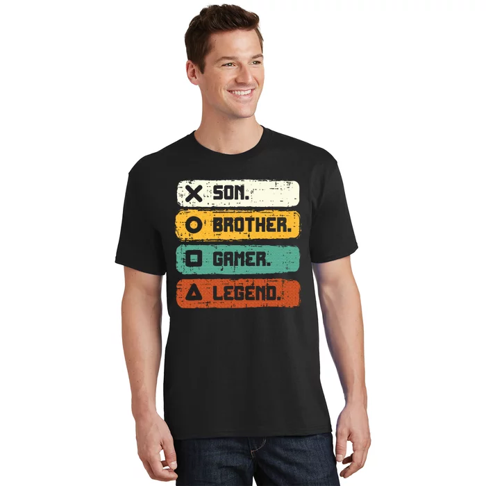 Son Brother Video Gamer Legend Gaming Teens T-Shirt