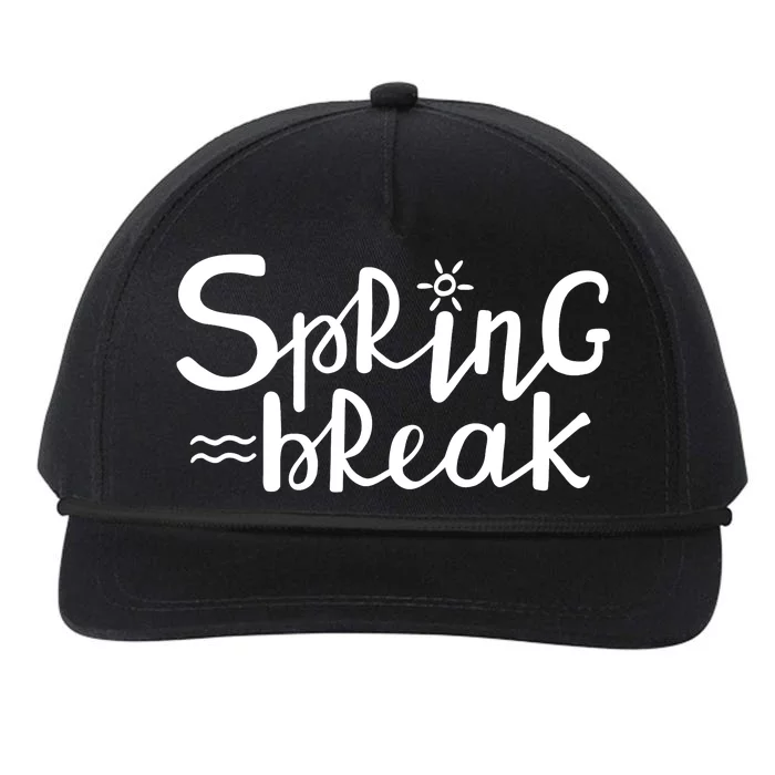 Spring Break Vacation Gift Snapback Five-Panel Rope Hat