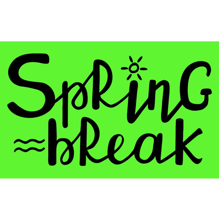 Spring Break Vacation Gift Bumper Sticker