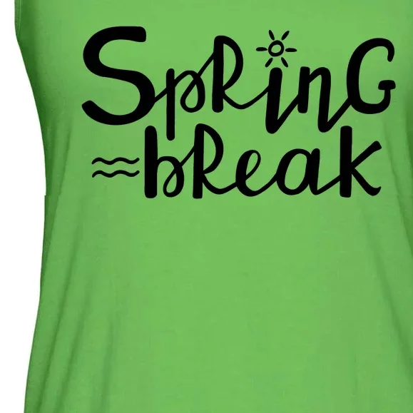 Spring Break Vacation Gift Ladies Essential Flowy Tank