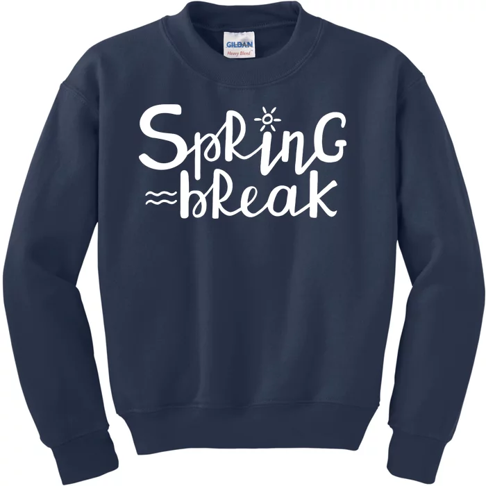 Spring Break Vacation Gift Kids Sweatshirt