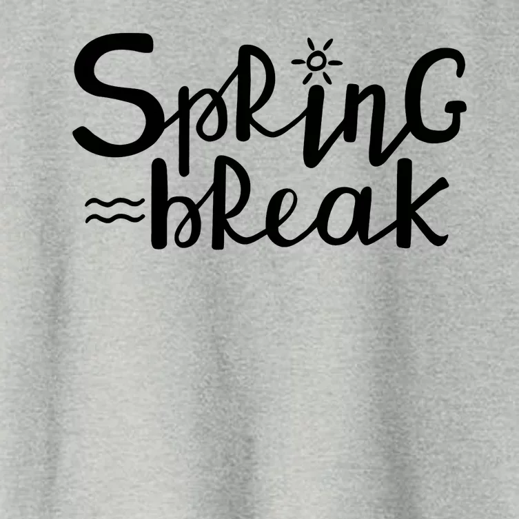 Spring Break Vacation Gift Women's Crop Top Tee