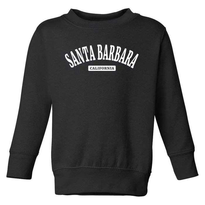 Santa Barbara Vintage Style California Toddler Sweatshirt