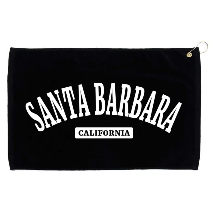 Santa Barbara Vintage Style California Grommeted Golf Towel