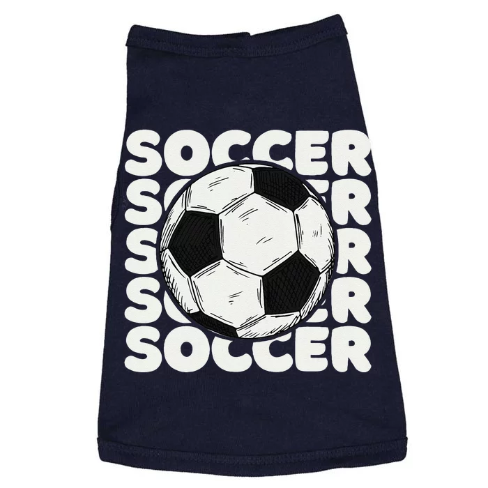 Soccer Ball  Vintage Soccer Doggie Tank