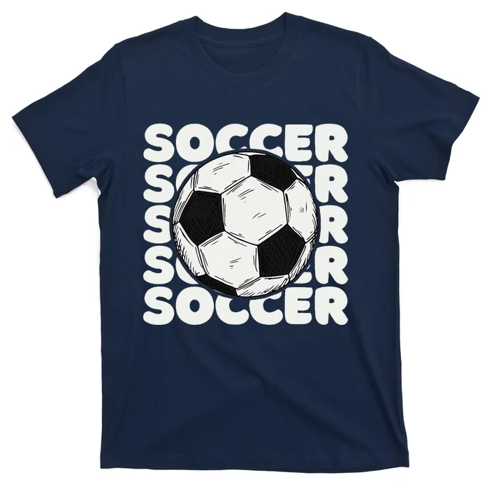 Soccer Ball  Vintage Soccer T-Shirt