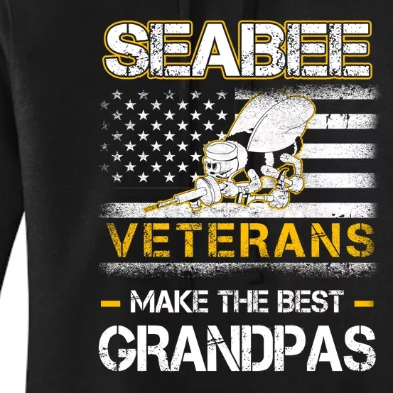 Sea Bee Veterans Make The Best Grandpas Women's Pullover Hoodie