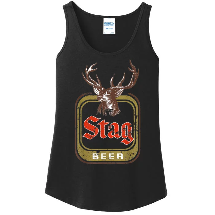 Stag Beer Vintage Ladies Essential Tank