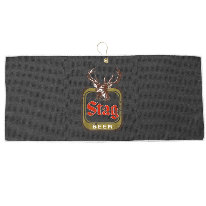 Stag Beer Vintage Large Microfiber Waffle Golf Towel