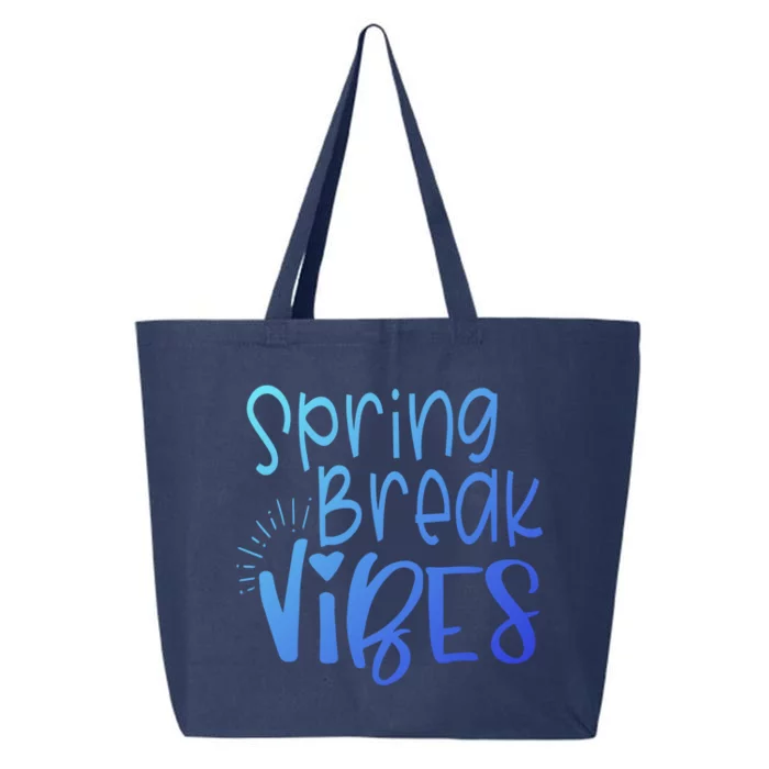 Spring Break Vibes Vacation Saying Fun In The Sun Gift 25L Jumbo Tote