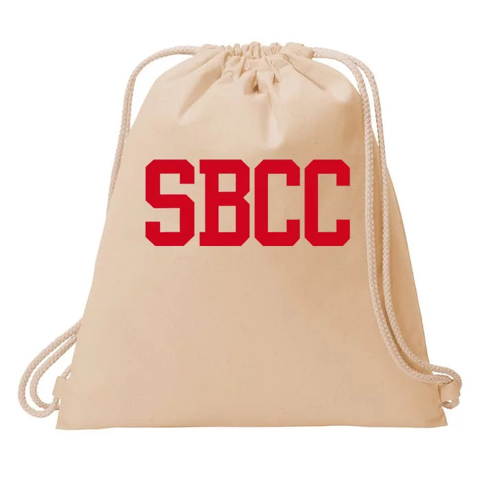 Santa Barbara Vintage Arch City College Drawstring Bag