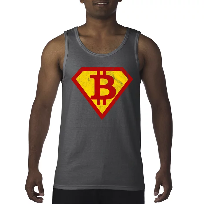 Super Bitcoin Vintage Tank Top