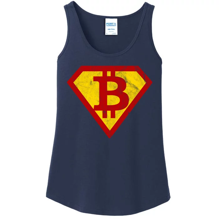 Super Bitcoin Vintage Ladies Essential Tank