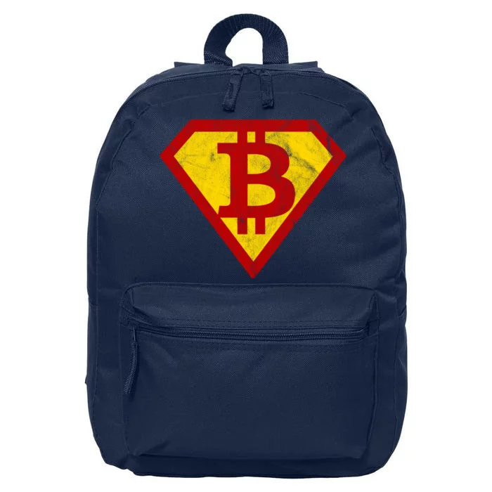 Super Bitcoin Vintage 16 in Basic Backpack