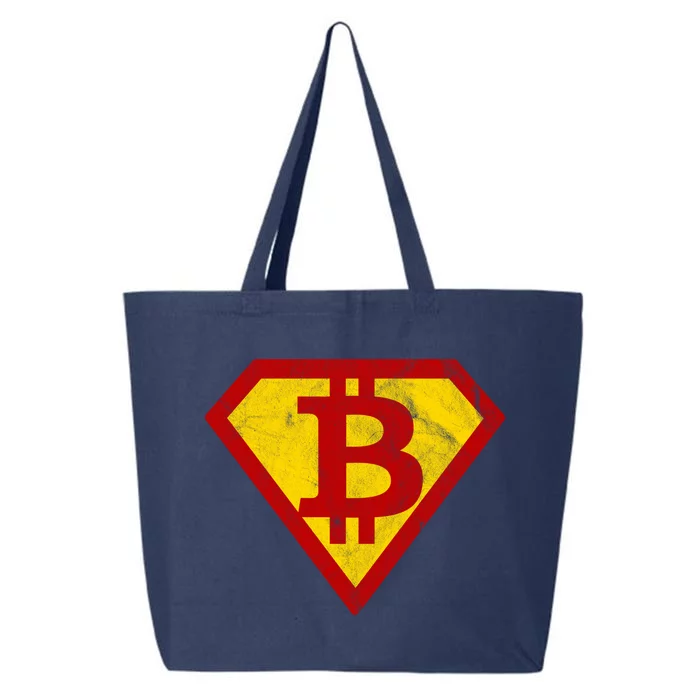 Super Bitcoin Vintage 25L Jumbo Tote