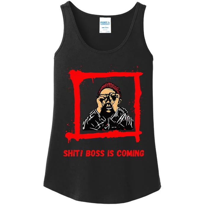 Sudden Boss Visit Panic Stay Cool Impress Succeed Ladies Essential Tank