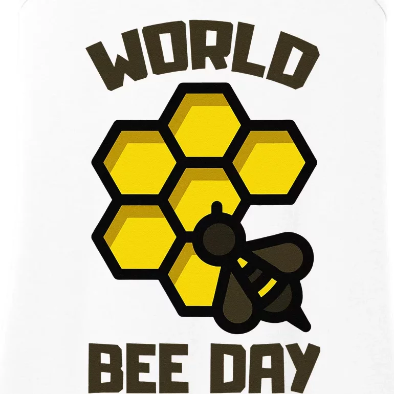 Save Bees World Bee Day Beehive Honey Ladies Essential Tank