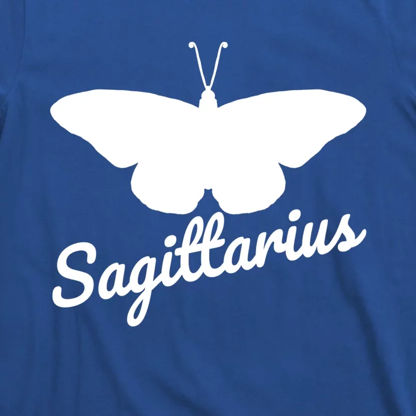 Sagittarius Butterfly Wings Sagittarius Zodiac Sign To Cool Gift T-Shirt