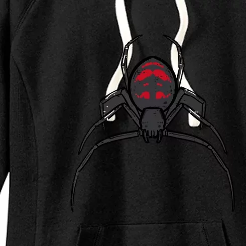 Spider Black Widow Costume Gift For Halloween Women's Fleece Hoodie