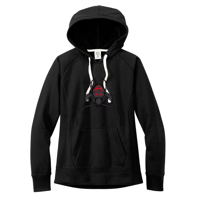 Spider Black Widow Costume Gift For Halloween Women's Fleece Hoodie