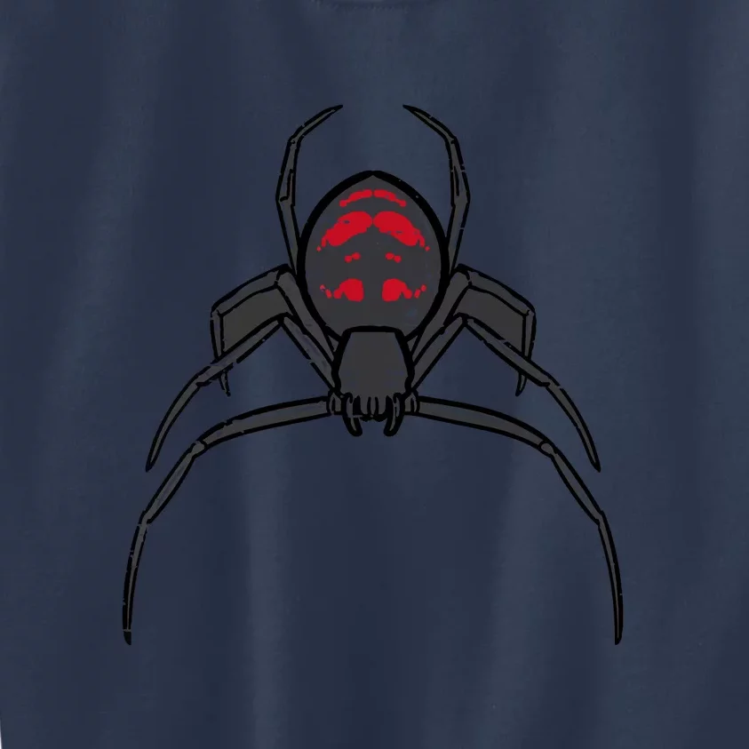 Spider Black Widow Costume Gift For Halloween Kids Sweatshirt