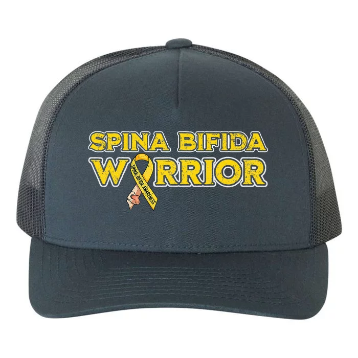 Spina Bifida Warrior Yellow Ribbon Yupoong Adult 5-Panel Trucker Hat