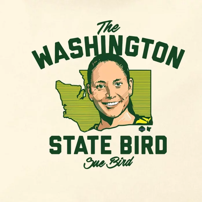 Sue Bird Washington Bird Seattle Basketball Zip Tote Bag