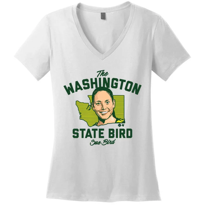 Sue Bird Washington Bird Seattle Basketball Women's V-Neck T-Shirt