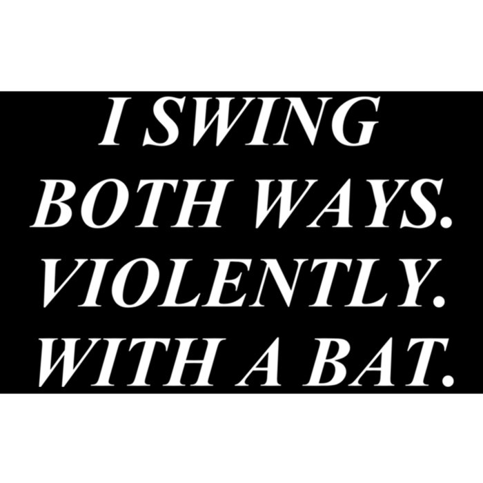 Swinging Both Ways Bumper Sticker