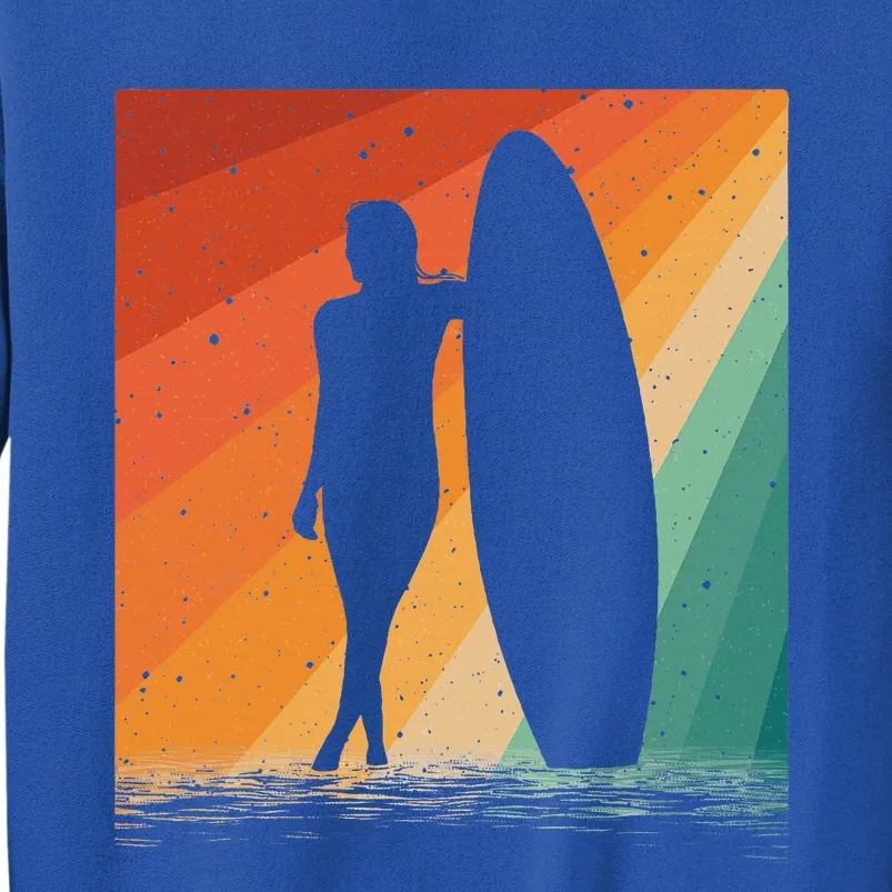 Surf Board Water Tall Sweatshirt