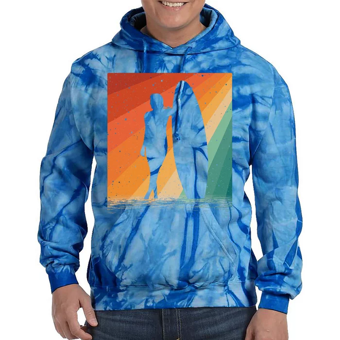 Surf Board Water Tie Dye Hoodie