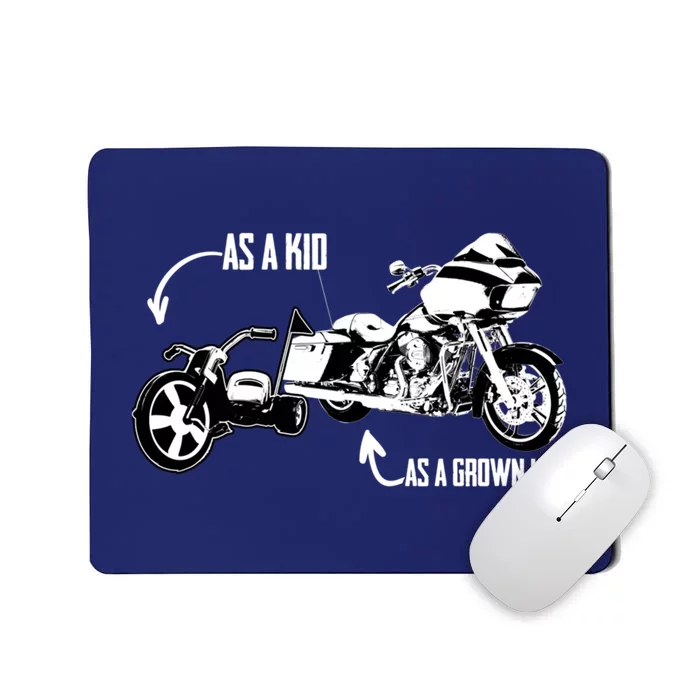 SS Big Wheel Tricycle Road Glide Motorcycle Design Mousepad