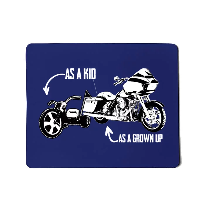 SS Big Wheel Tricycle Road Glide Motorcycle Design Mousepad