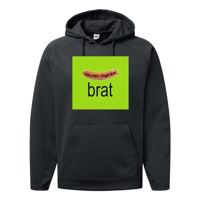 Snazzyseagull Brat Wurst Performance Fleece Hoodie