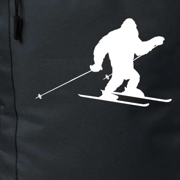 Skiing Bigfoot Winter Skiing Ski Instructor Gift Daily Commute Backpack