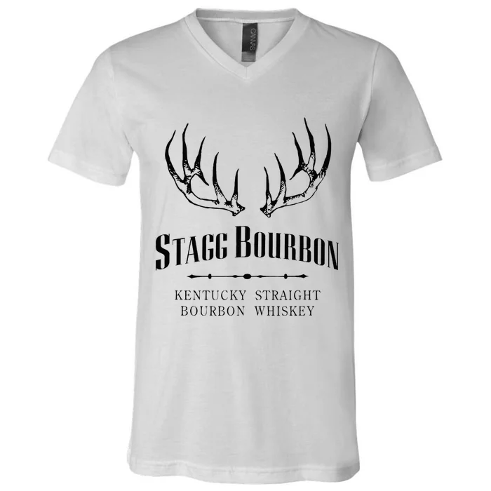 Stagg Bourbon Whiskey Kentucky Distillery V-Neck T-Shirt