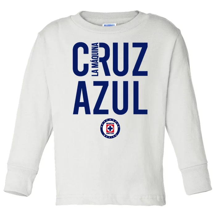 Score Big With Our Exclusive Collection Of Cruz Azul Gear Toddler Long Sleeve Shirt