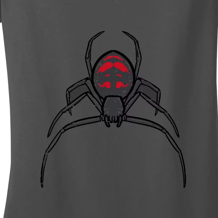 Spider Black Widow Halloween Costume For Men Boy Women Gift Women's V-Neck T-Shirt