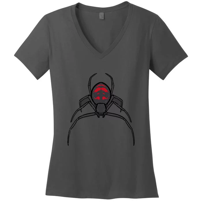 Spider Black Widow Halloween Costume For Men Boy Women Gift Women's V-Neck T-Shirt