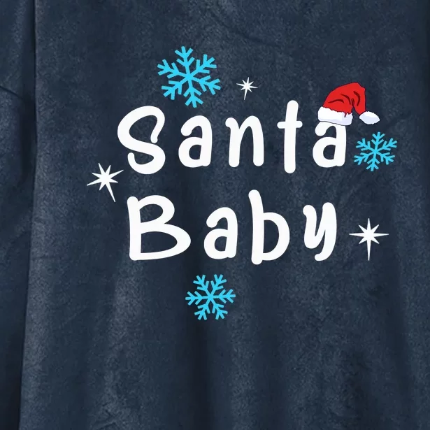 Santa Baby | Xmas Merry Christmas Hooded Wearable Blanket