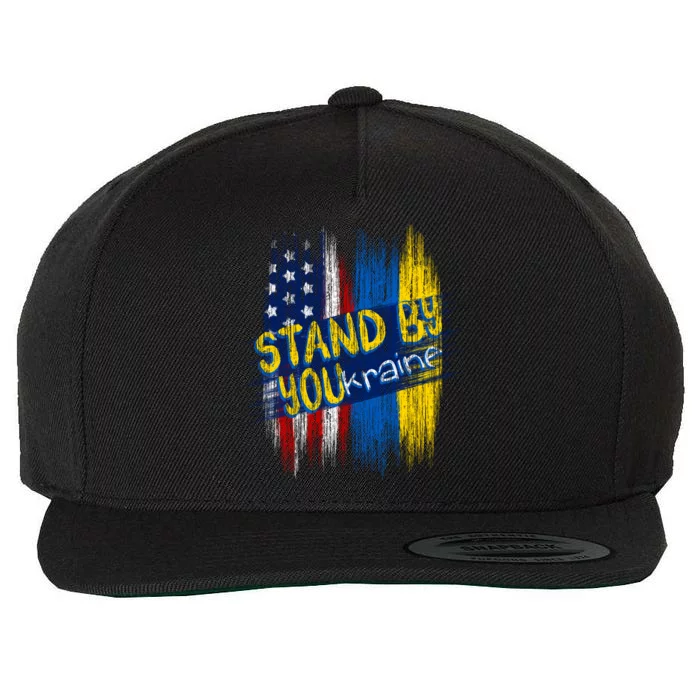 Stand By YOUkraine Wool Snapback Cap