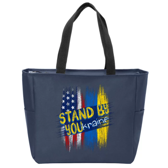 Stand By YOUkraine Zip Tote Bag