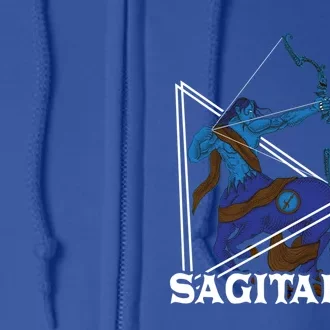 Sagittarius Birthday Zodiac Horoscope Meaningful Gift Full Zip Hoodie