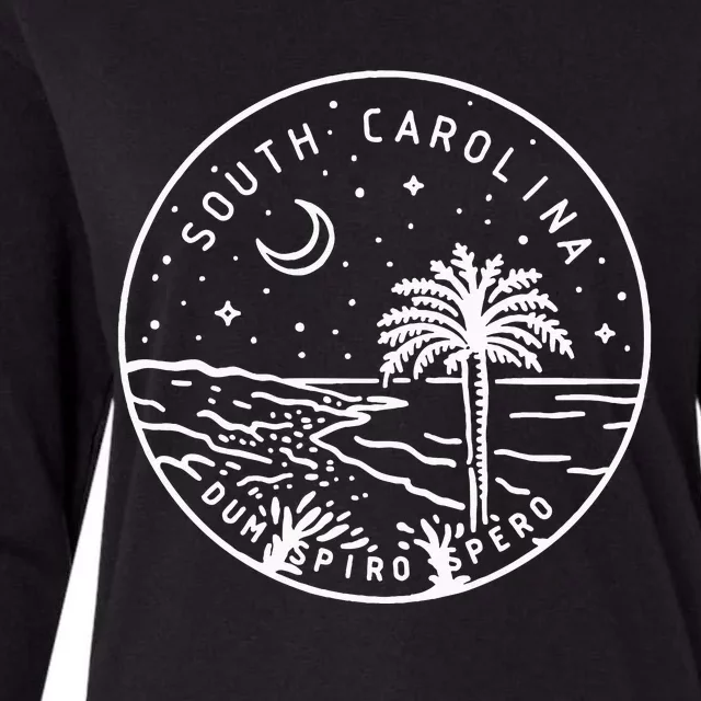 South Carolina 1788 State Of South Carolina Womens Cotton Relaxed Long Sleeve T-Shirt