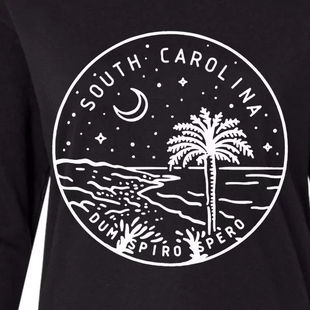 South Carolina 1788 State Of South Carolina Womens Cotton Relaxed Long Sleeve T-Shirt