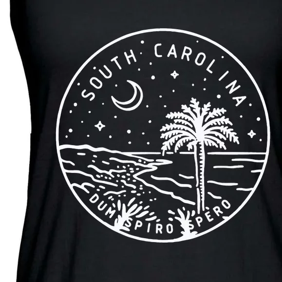 South Carolina 1788 State Of South Carolina Ladies Essential Flowy Tank