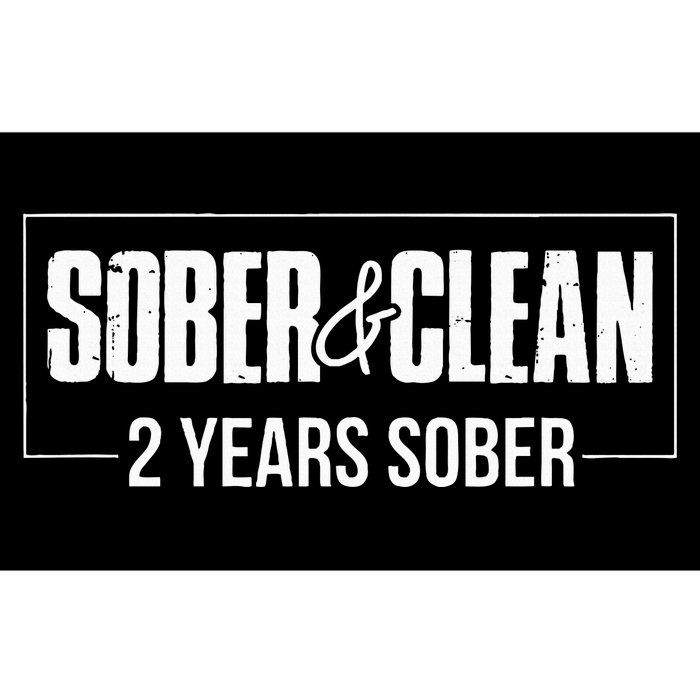 Sober & Clean 2 Years Sobriety Gift Sober Anniversary Gift Bumper Sticker