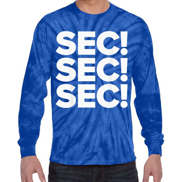 Sec Champs 2024 Baseball Tie-Dye Long Sleeve Shirt