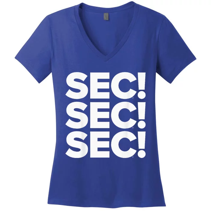 Sec Champs 2024 Baseball Women's V-Neck T-Shirt